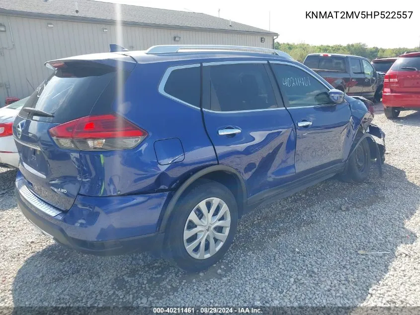 KNMAT2MV5HP522557 2017 Nissan Rogue S