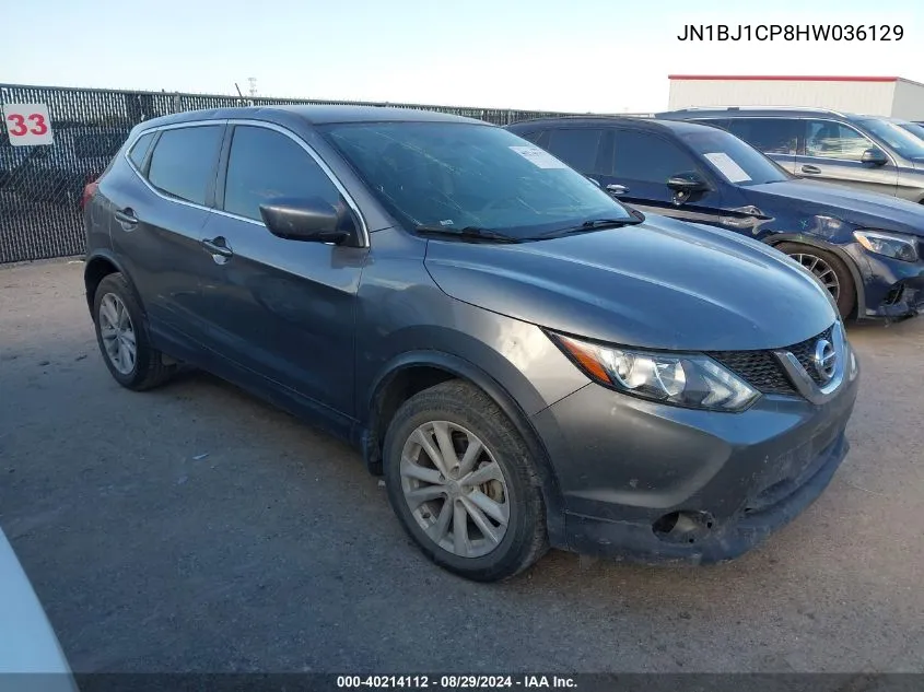 JN1BJ1CP8HW036129 2017 Nissan Rogue Sport S