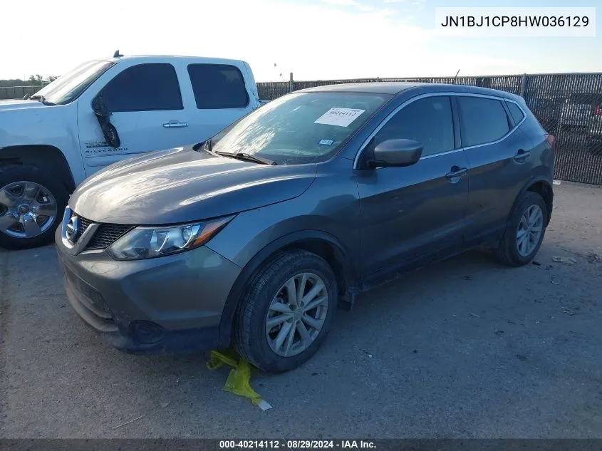 2017 Nissan Rogue Sport S VIN: JN1BJ1CP8HW036129 Lot: 40214112