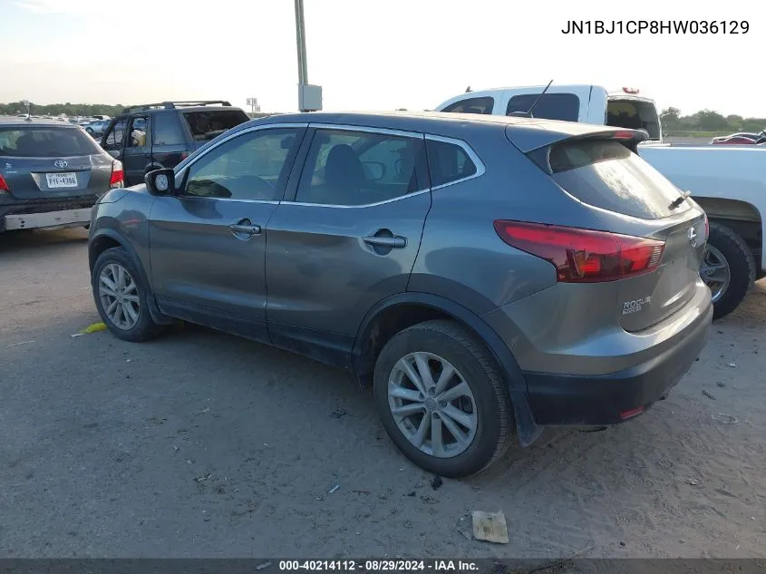 2017 Nissan Rogue Sport S VIN: JN1BJ1CP8HW036129 Lot: 40214112