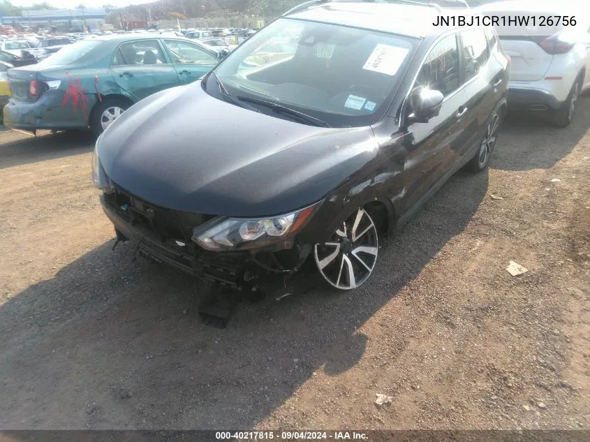 2017 Nissan Rogue Sport Sl VIN: JN1BJ1CR1HW126756 Lot: 40217815