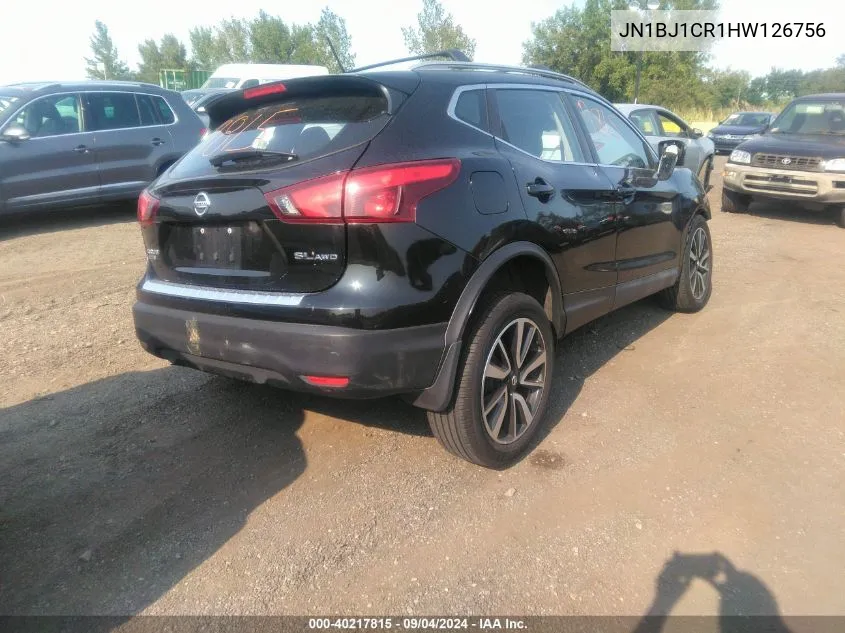 JN1BJ1CR1HW126756 2017 Nissan Rogue Sport Sl