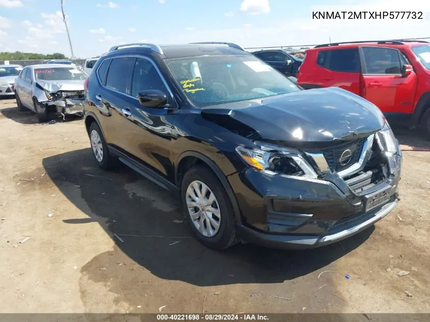 2017 Nissan Rogue S VIN: KNMAT2MTXHP577732 Lot: 40221698