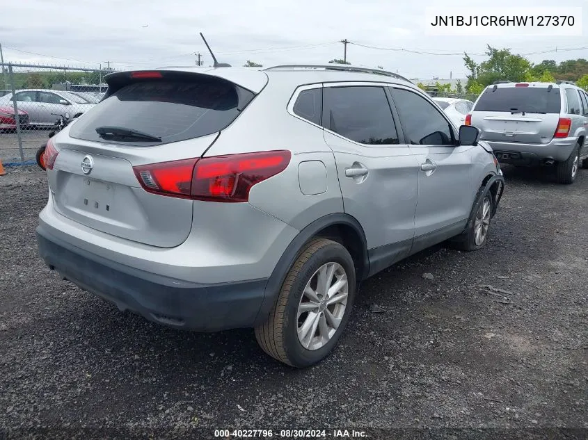 2017 Nissan Rogue Sport Sv VIN: JN1BJ1CR6HW127370 Lot: 40227796