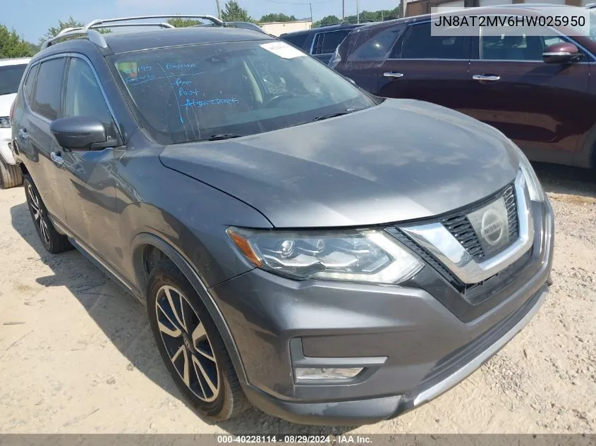 JN8AT2MV6HW025950 2017 Nissan Rogue Sl