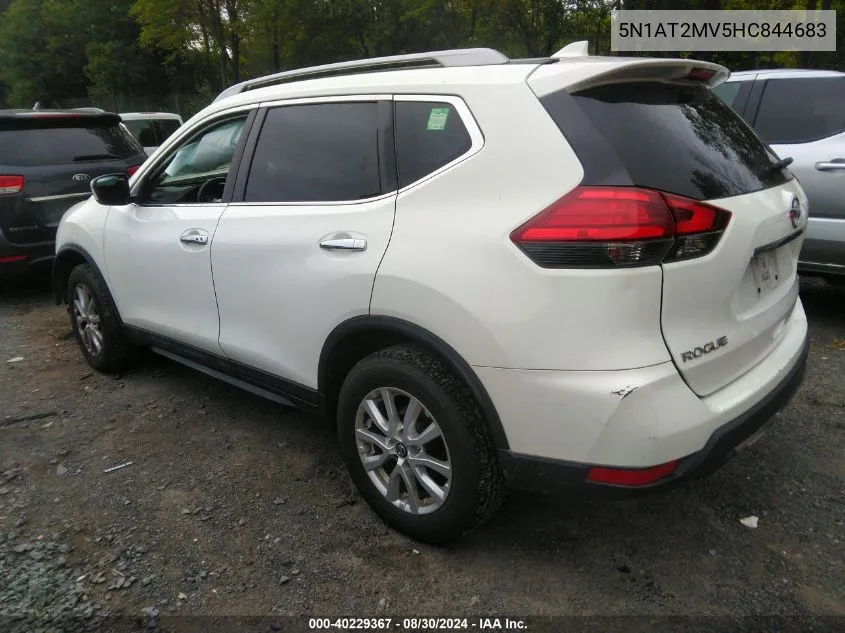 5N1AT2MV5HC844683 2017 Nissan Rogue Sv