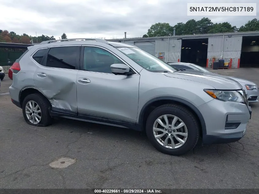 5N1AT2MV5HC817189 2017 Nissan Rogue Sv