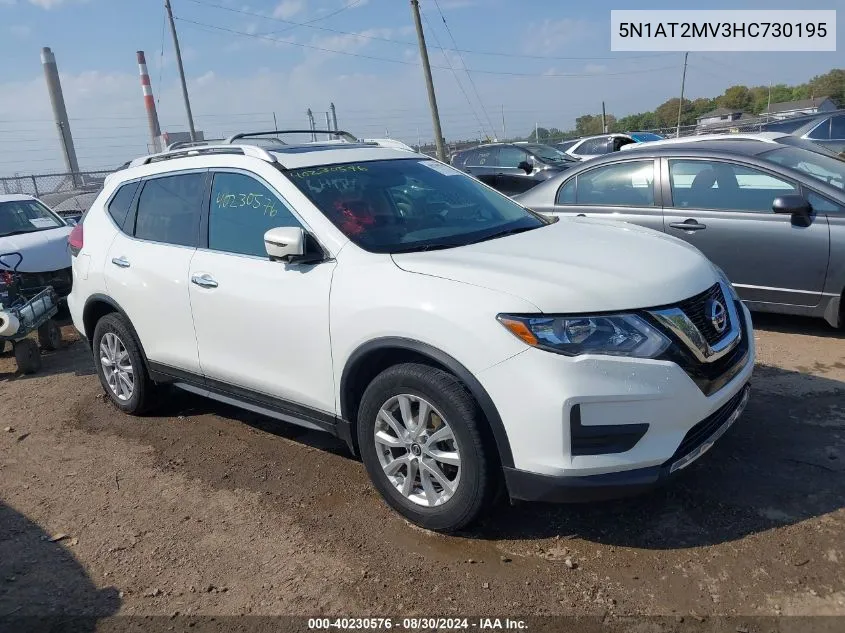 5N1AT2MV3HC730195 2017 Nissan Rogue Sv