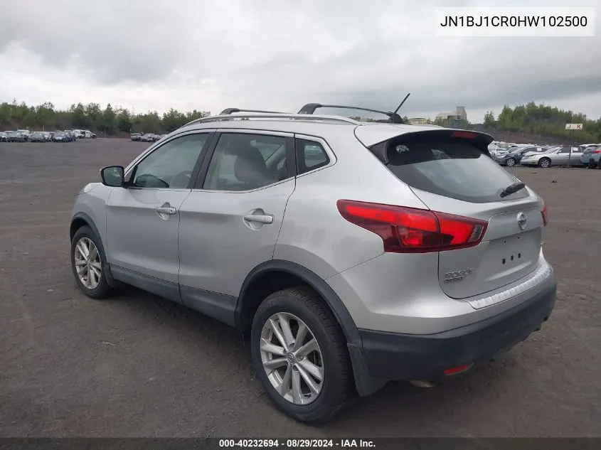 JN1BJ1CR0HW102500 2017 Nissan Rogue Sport Sv