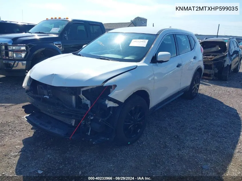 KNMAT2MTXHP599035 2017 Nissan Rogue S