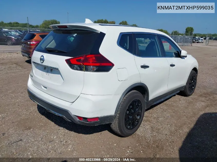 KNMAT2MTXHP599035 2017 Nissan Rogue S