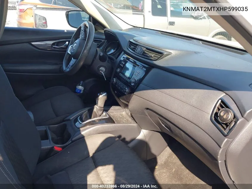 KNMAT2MTXHP599035 2017 Nissan Rogue S