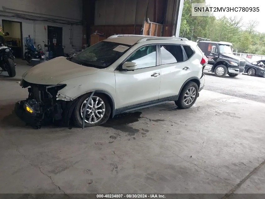 5N1AT2MV3HC780935 2017 Nissan Rogue Sv