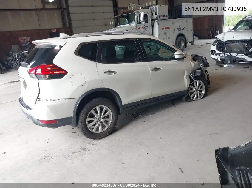 5N1AT2MV3HC780935 2017 Nissan Rogue Sv