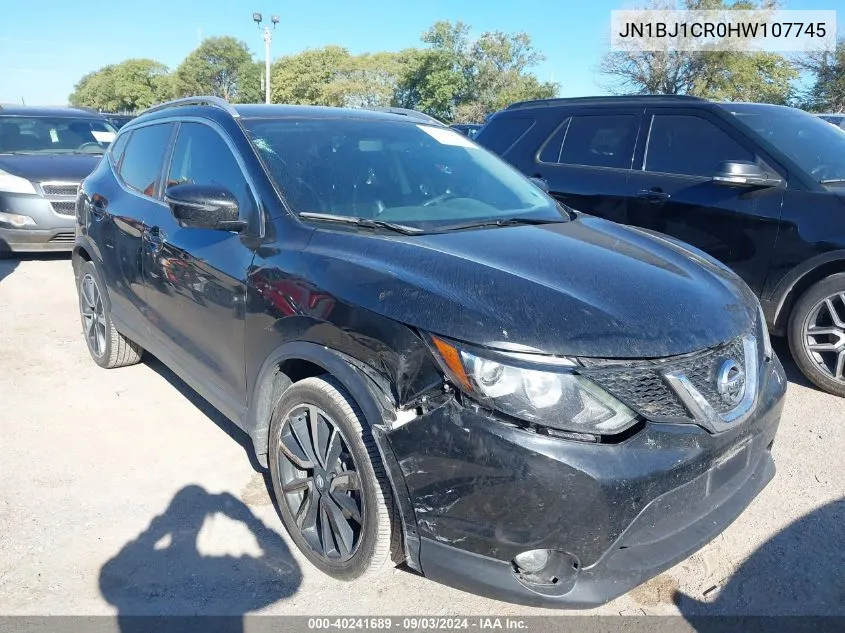 2017 Nissan Rogue Sport Sl VIN: JN1BJ1CR0HW107745 Lot: 40241689