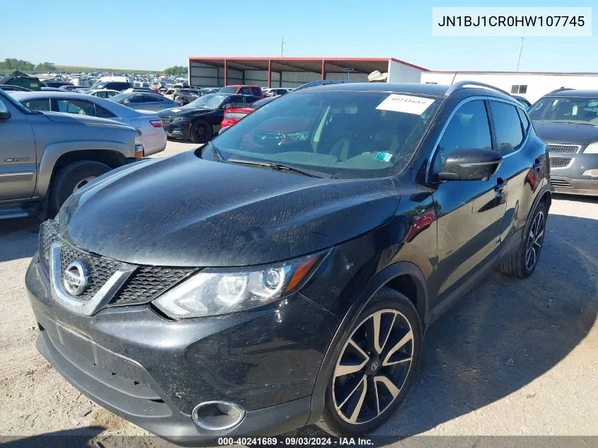 2017 Nissan Rogue Sport Sl VIN: JN1BJ1CR0HW107745 Lot: 40241689