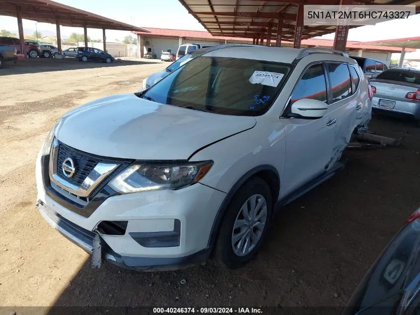 5N1AT2MT6HC743327 2017 Nissan Rogue S