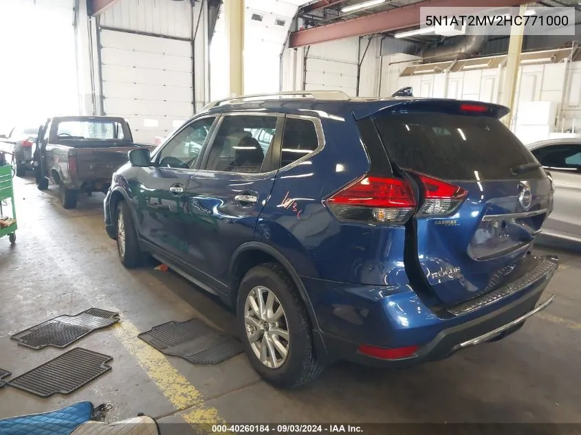 5N1AT2MV2HC771000 2017 Nissan Rogue Sv