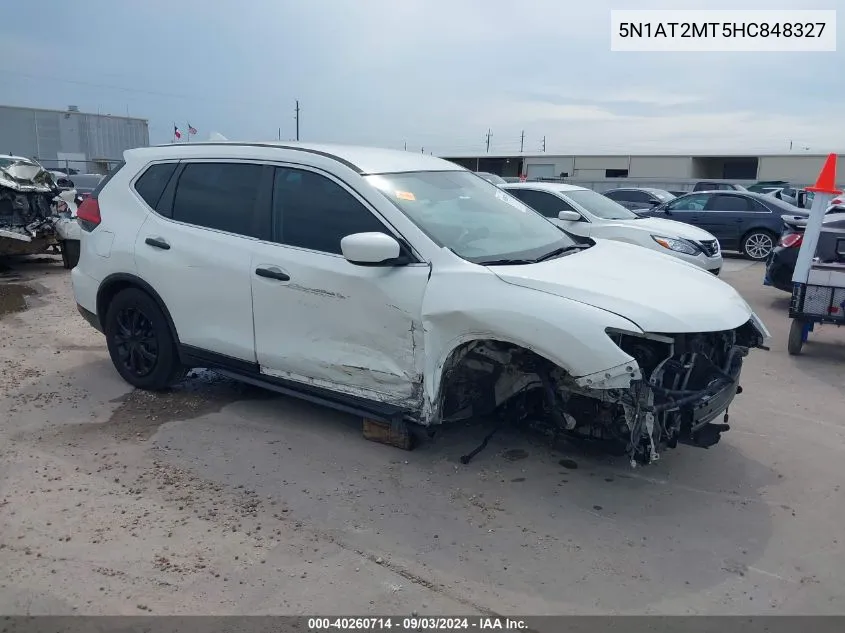 5N1AT2MT5HC848327 2017 Nissan Rogue S