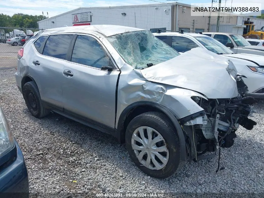 2017 Nissan Rogue S VIN: JN8AT2MT9HW388483 Lot: 40263093