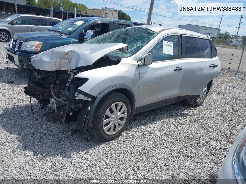 2017 Nissan Rogue S VIN: JN8AT2MT9HW388483 Lot: 40263093