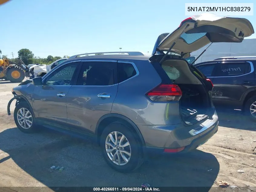 5N1AT2MV1HC838279 2017 Nissan Rogue Sv