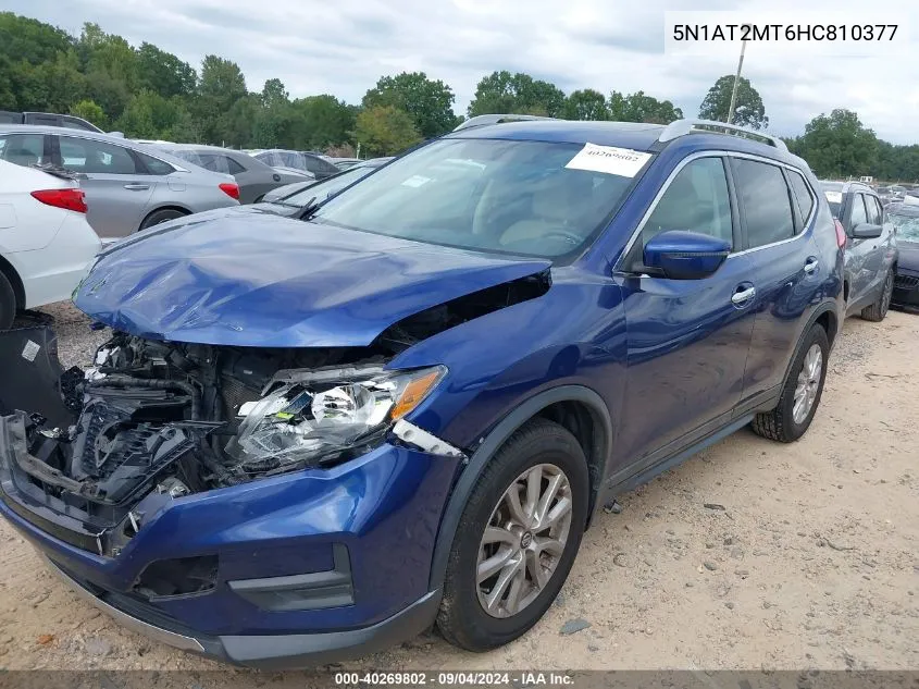 5N1AT2MT6HC810377 2017 Nissan Rogue Sv