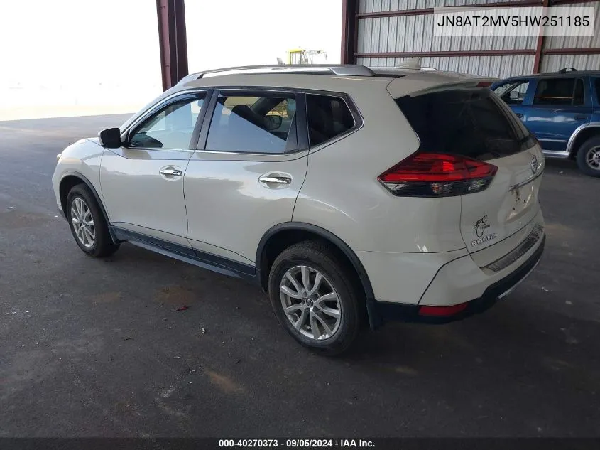 JN8AT2MV5HW251185 2017 Nissan Rogue S/Sl/Sv