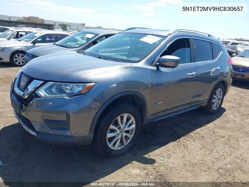 5N1ET2MV9HC830657 2017 Nissan Rogue Hybrid Sv