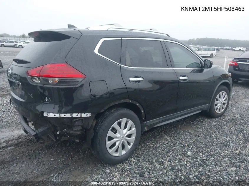 KNMAT2MT5HP508463 2017 Nissan Rogue S/Sv