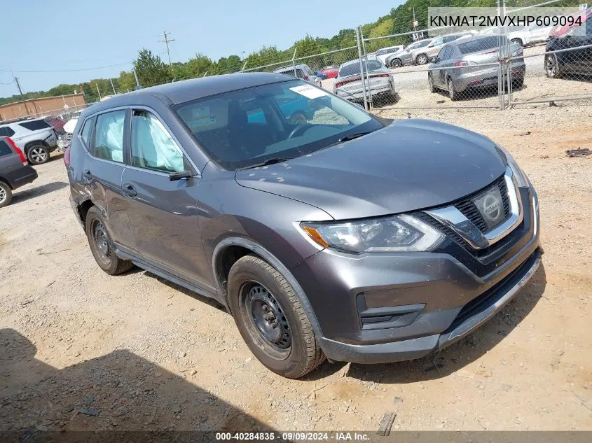 2017 Nissan Rogue S VIN: KNMAT2MVXHP609094 Lot: 40284835