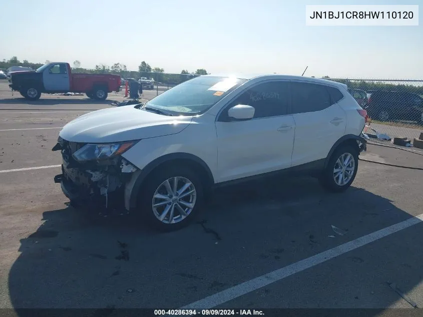 2017 Nissan Rogue Sport S VIN: JN1BJ1CR8HW110120 Lot: 40286394