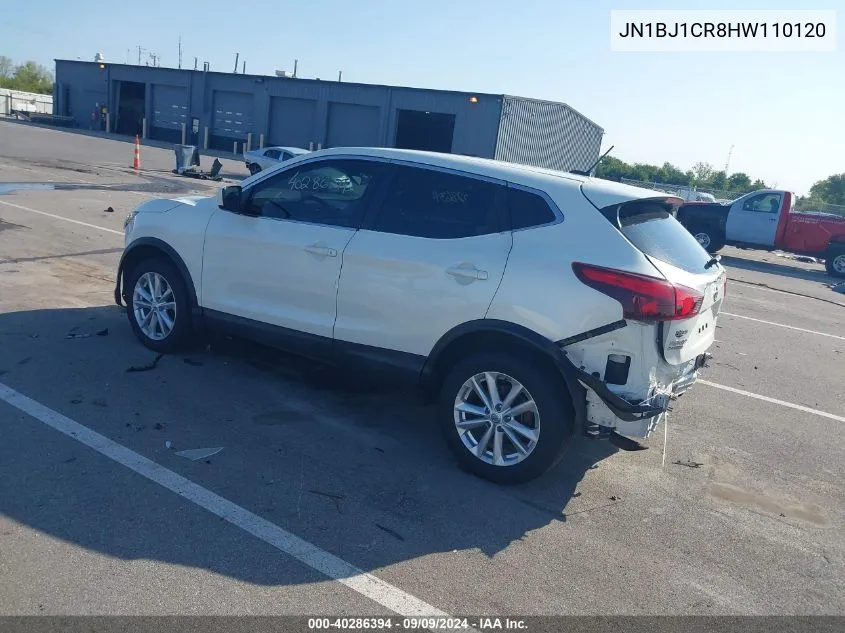 2017 Nissan Rogue Sport S VIN: JN1BJ1CR8HW110120 Lot: 40286394