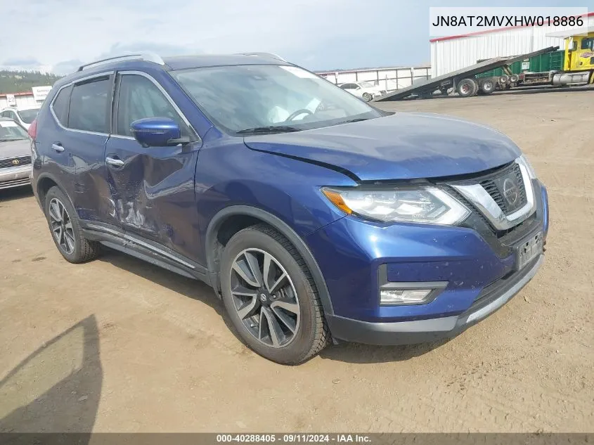 JN8AT2MVXHW018886 2017 Nissan Rogue Sl