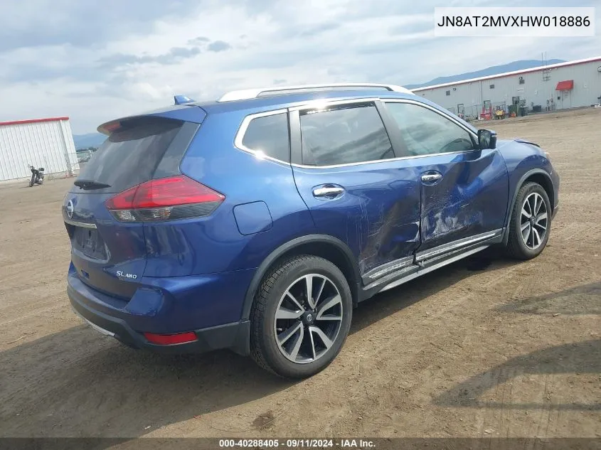 JN8AT2MVXHW018886 2017 Nissan Rogue Sl