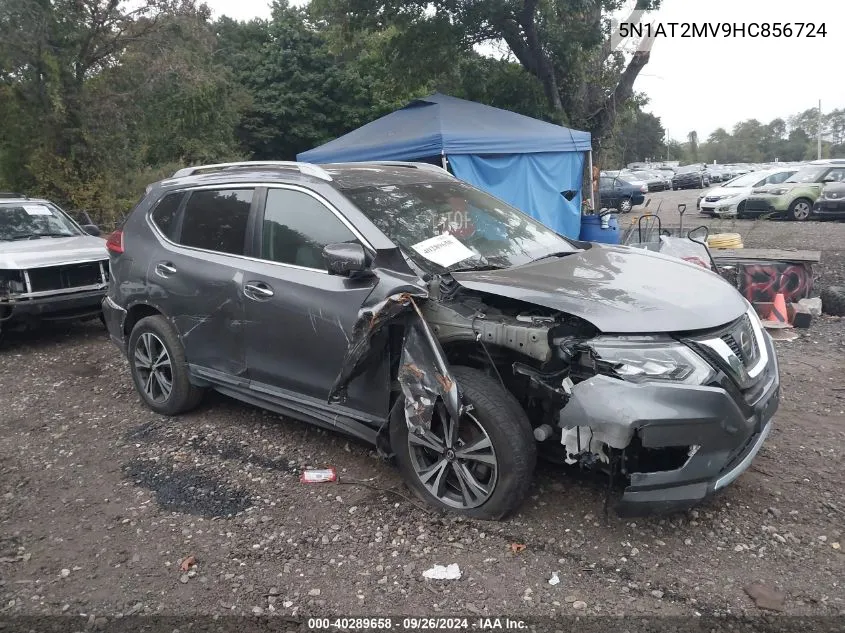 2017 Nissan Rogue Sl VIN: 5N1AT2MV9HC856724 Lot: 40289658