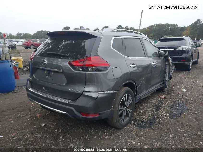 5N1AT2MV9HC856724 2017 Nissan Rogue Sl