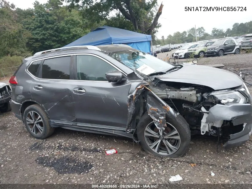 2017 Nissan Rogue Sl VIN: 5N1AT2MV9HC856724 Lot: 40289658