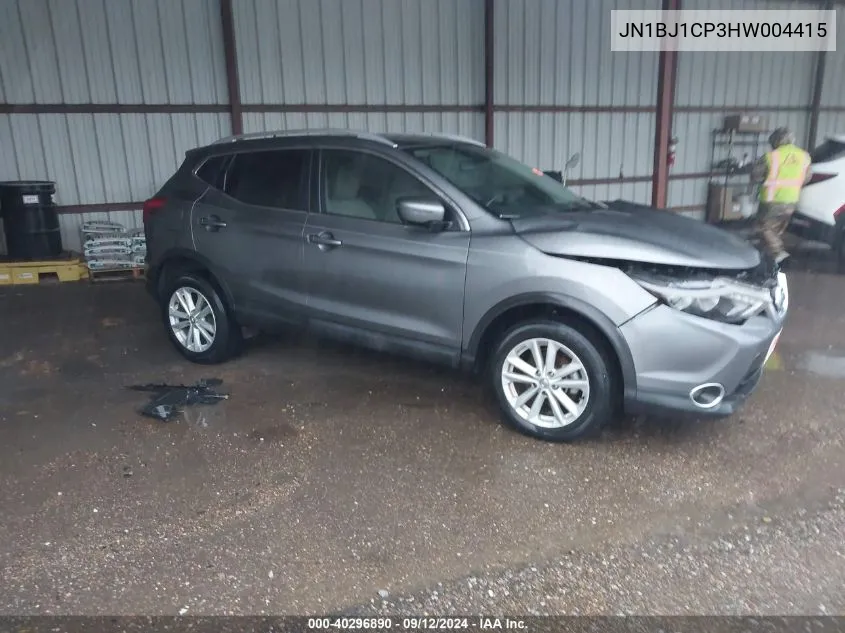 JN1BJ1CP3HW004415 2017 Nissan Rogue Sport Sv