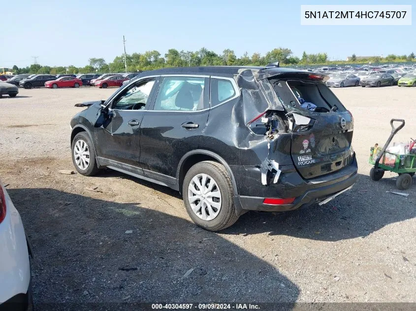 5N1AT2MT4HC745707 2017 Nissan Rogue S