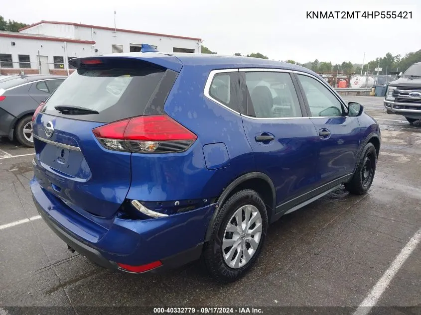 2017 Nissan Rogue S VIN: KNMAT2MT4HP555421 Lot: 40332779