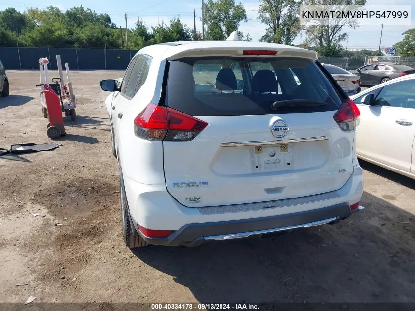 KNMAT2MV8HP547999 2017 Nissan Rogue S/Sv