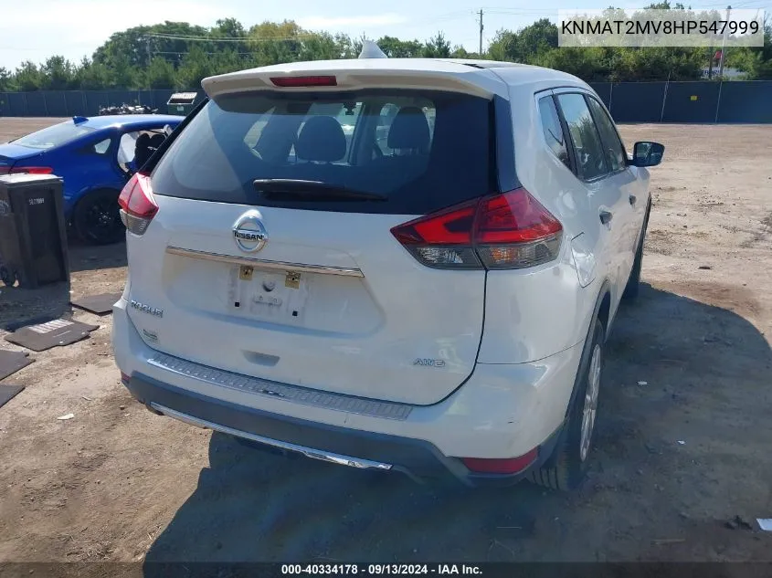 KNMAT2MV8HP547999 2017 Nissan Rogue S/Sv