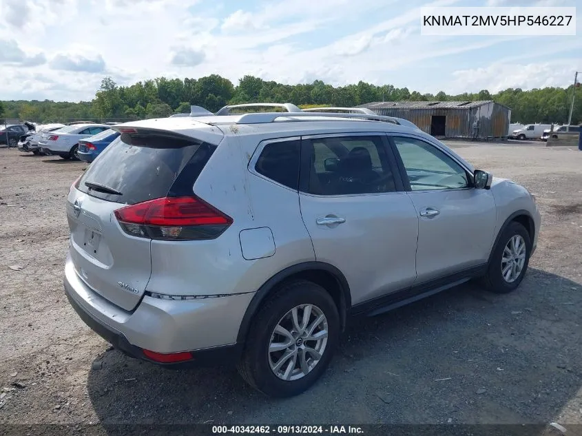 KNMAT2MV5HP546227 2017 Nissan Rogue Sv