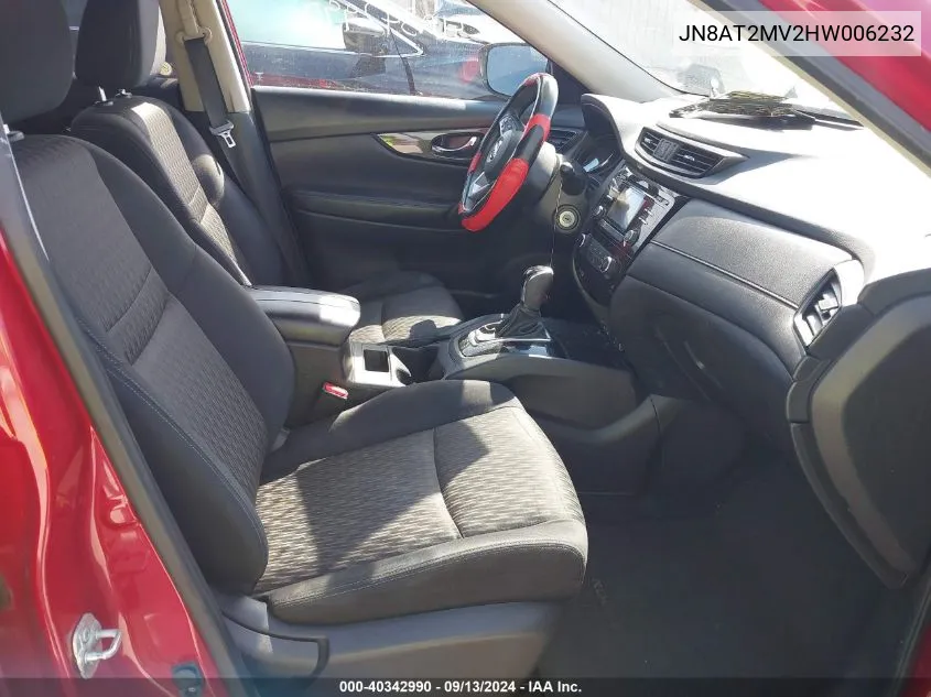 JN8AT2MV2HW006232 2017 Nissan Rogue S/Sl/Sv