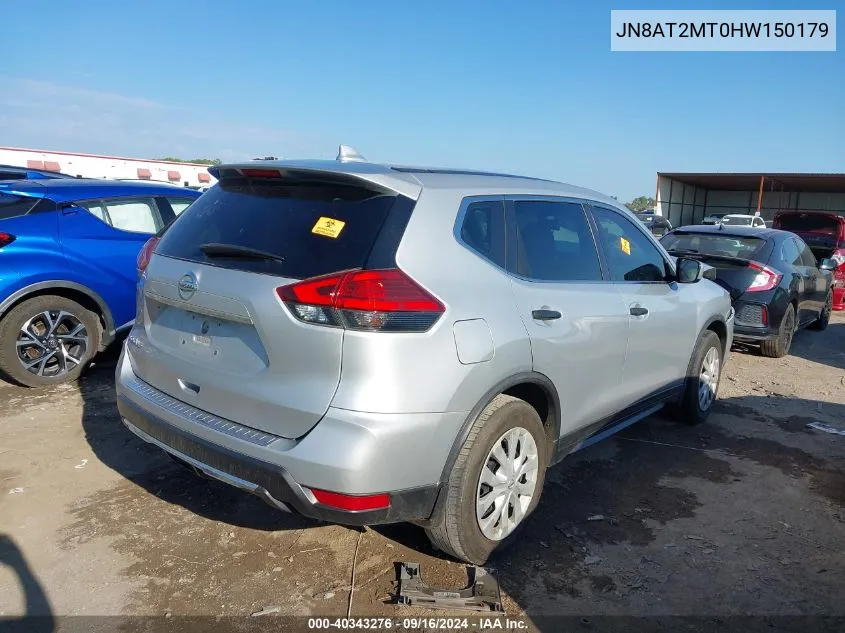 JN8AT2MT0HW150179 2017 Nissan Rogue S/Sl/Sv