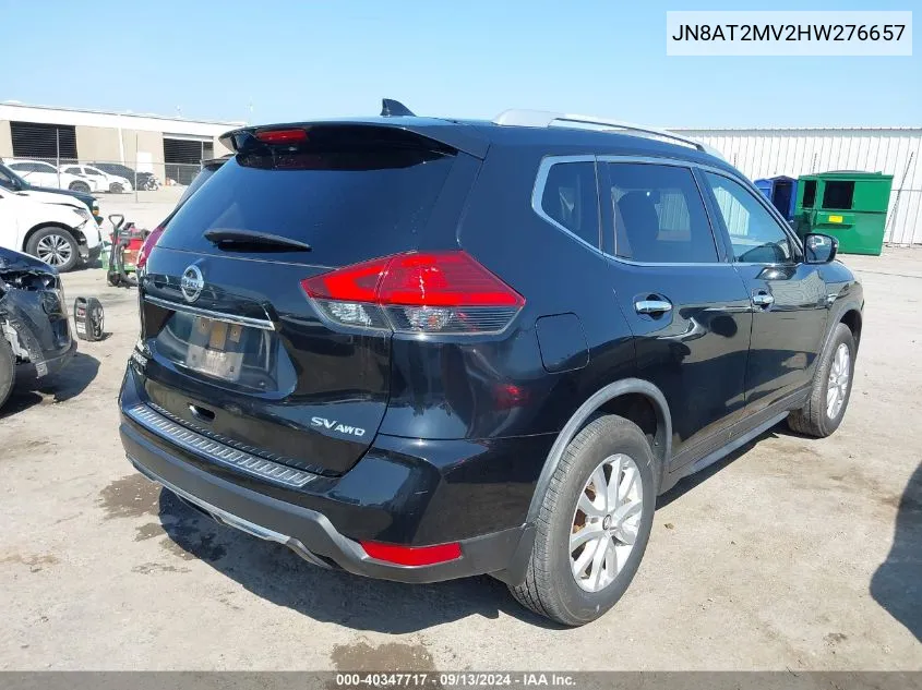 JN8AT2MV2HW276657 2017 Nissan Rogue Sv