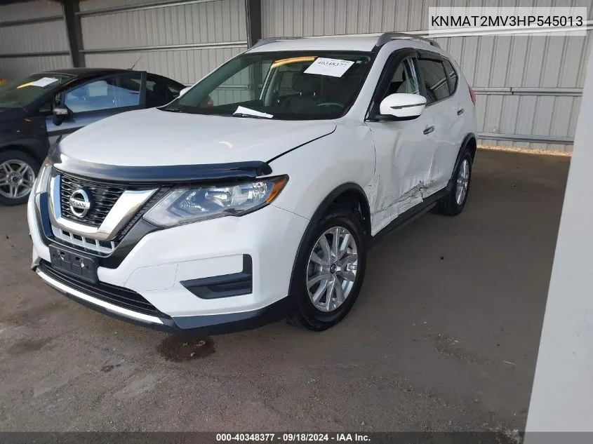 2017 Nissan Rogue S/Sv VIN: KNMAT2MV3HP545013 Lot: 40348377