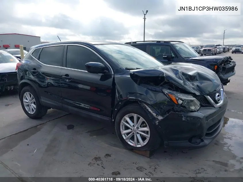 2017 Nissan Rogue Sport S VIN: JN1BJ1CP3HW035986 Lot: 40361718