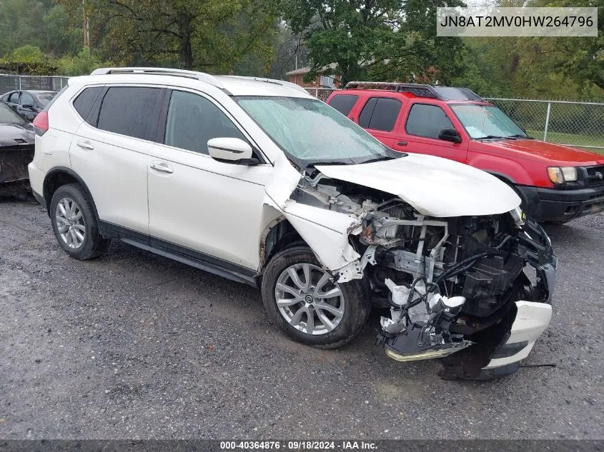 2017 Nissan Rogue Sv VIN: JN8AT2MV0HW264796 Lot: 40364876